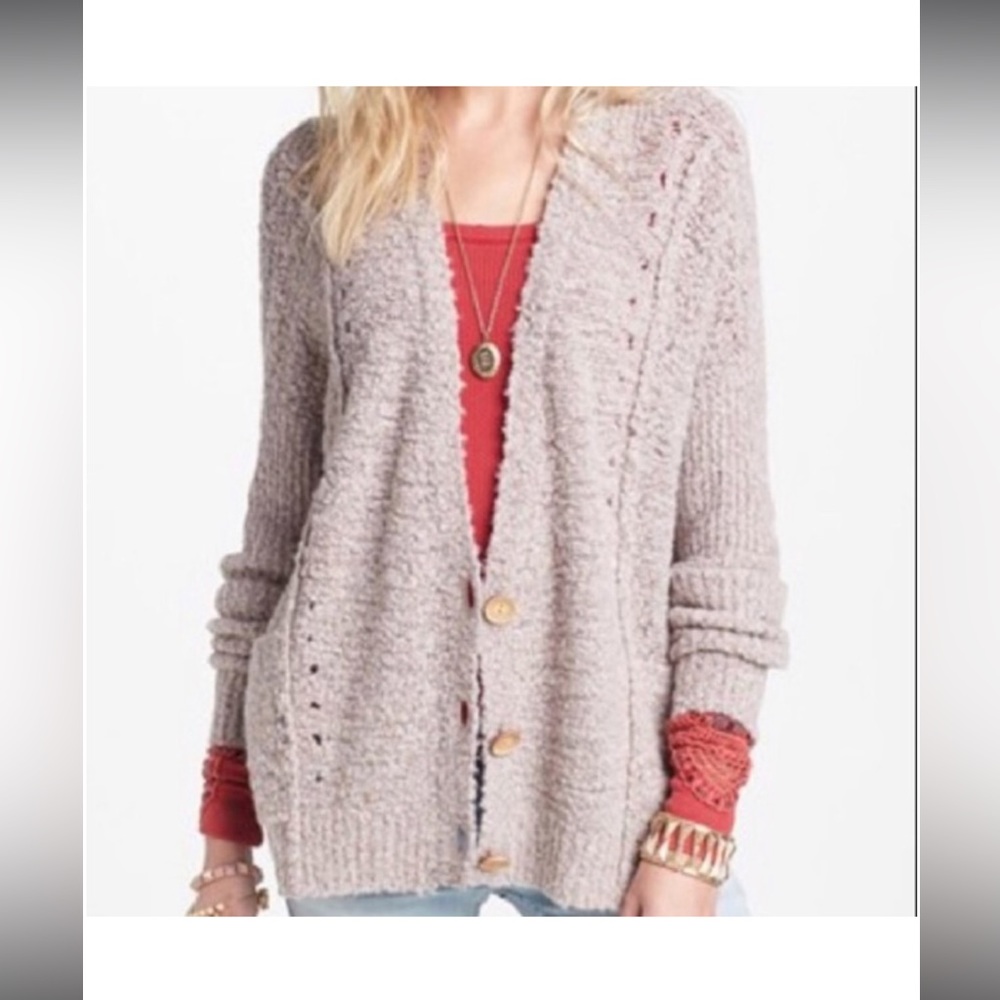 Free People Fall Friend Cardigan Sweater. Size Sm